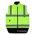 Travail de classe 2 personnalisé Hi vis de sécurité gilet